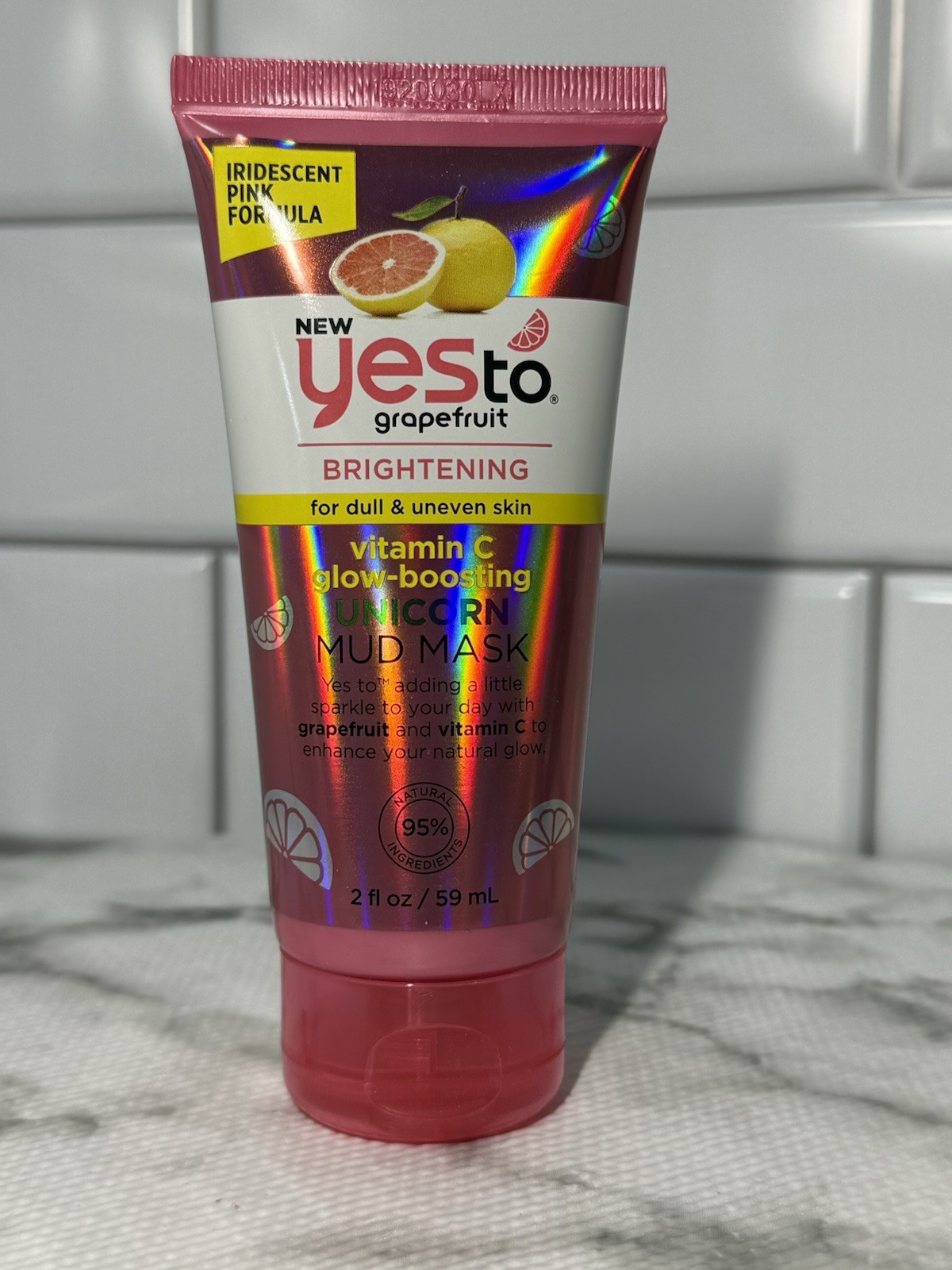Yes To Grapefruit Vitamin C Unicorn Mud Mask Brightening 2 oz New