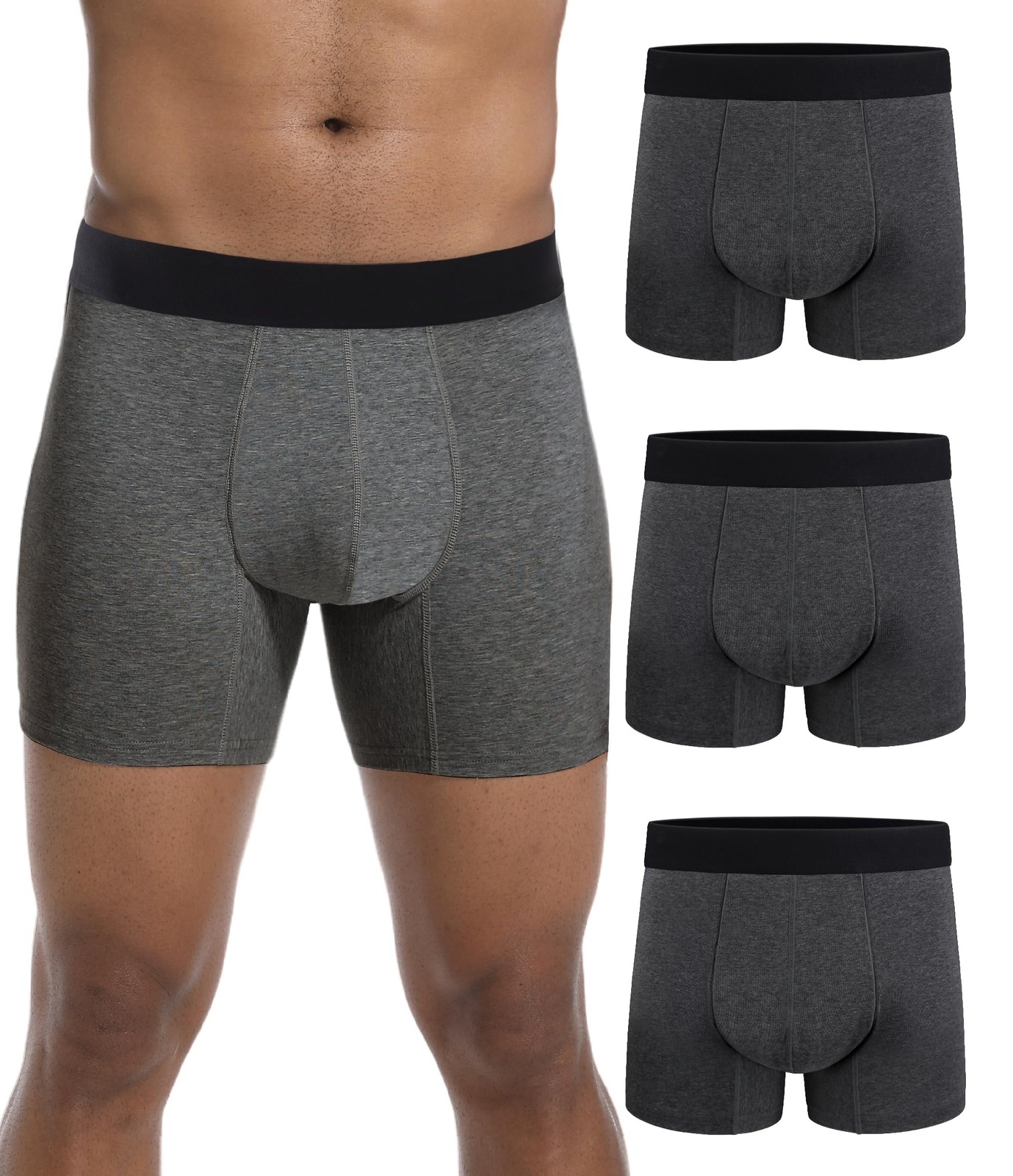 IRISMORII Incontinence Underwear for Men Washable Adult Leak Proof Boxer Briefs