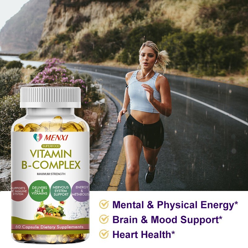 Vitamin B Complex – 8 Super B Vits 180 Capsules with Choline & Inositol