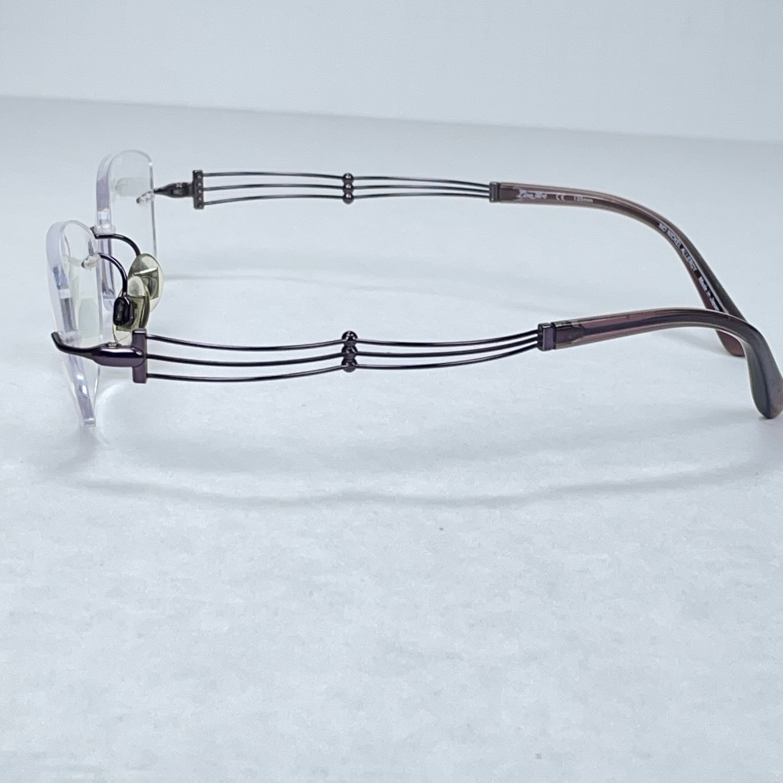 Charmant Line Art Eyeglasses Frames XL2001 PU Purple Rimless 51-19 135 Japan