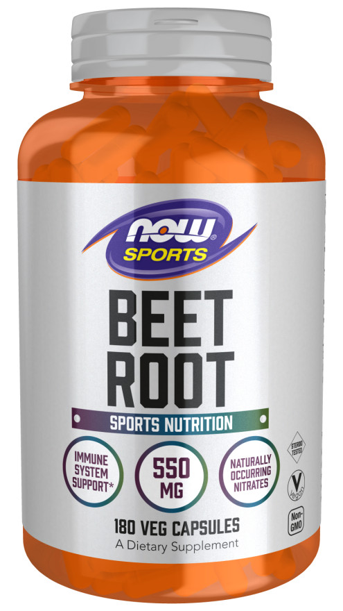 NOW FOODS Beet Root 180 Veg Capsules 12/26EXP