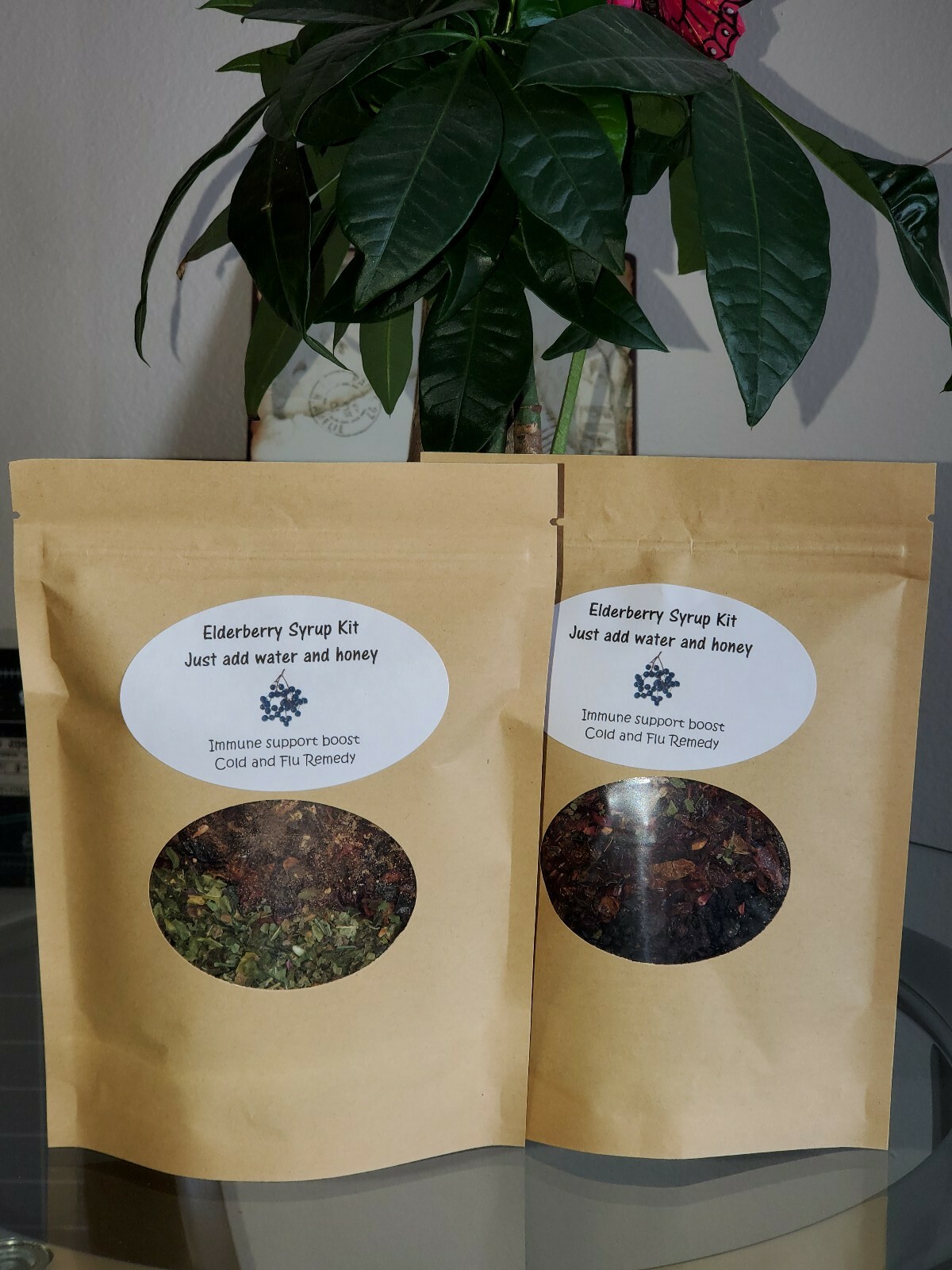 2 DIY Elderberry Syrup kits with brewing bags~makes 32 oz each ~
