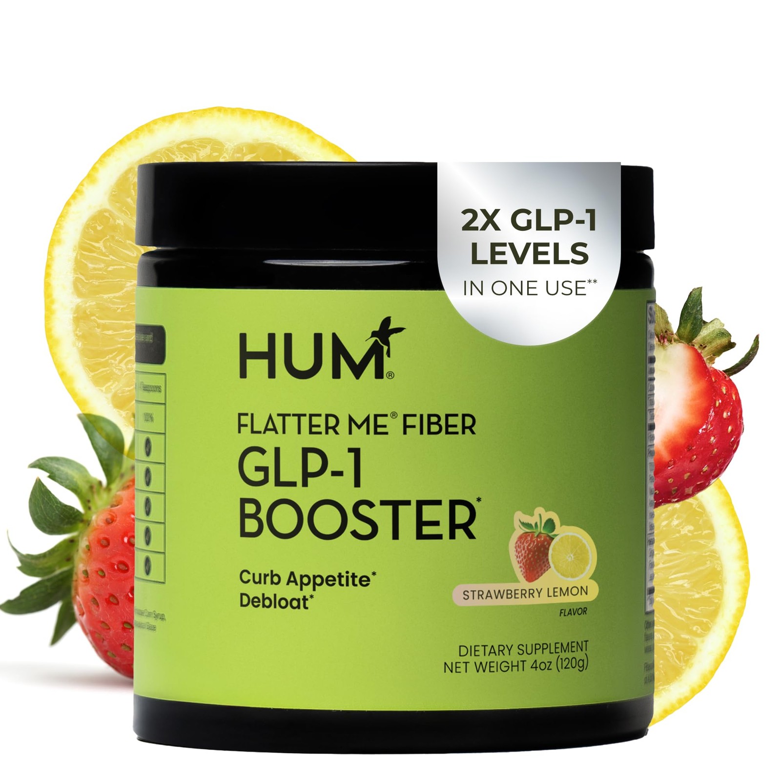 Flatter Me Fiber Supplement for Women & Men, Prebiotics & Digestive Enzymes t…