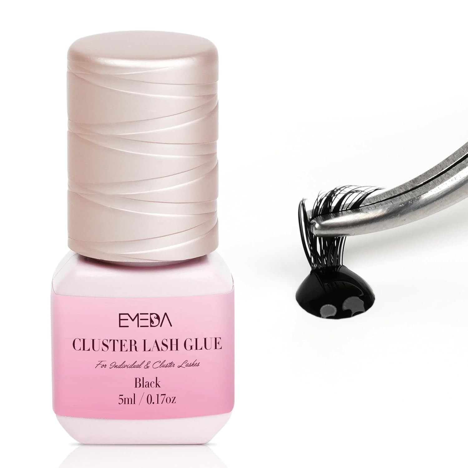 Sensitive Open Eyes Lash Cluster Glue 3S Strong Hold Long Lasting for 2 Weeks, W