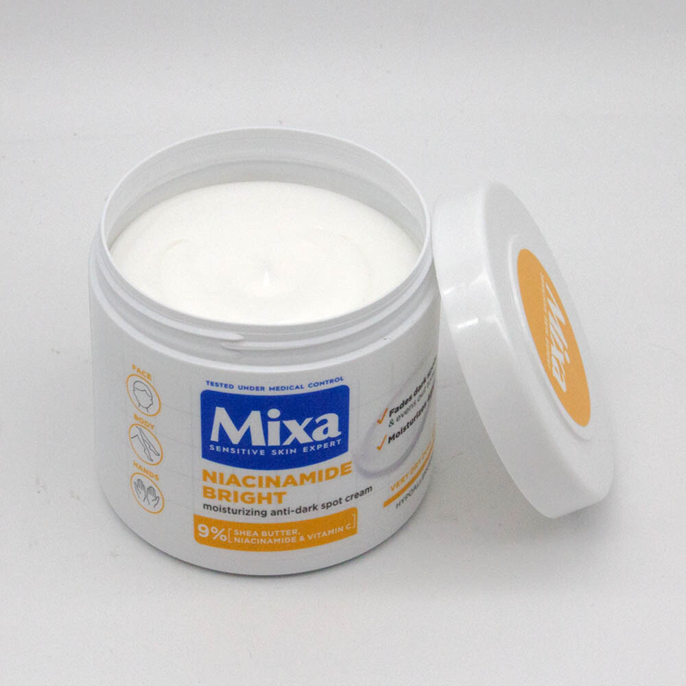 Mixa Niacinamide Bright Moisturizing Anti-Dark Spots Cream with Shea Butter x8