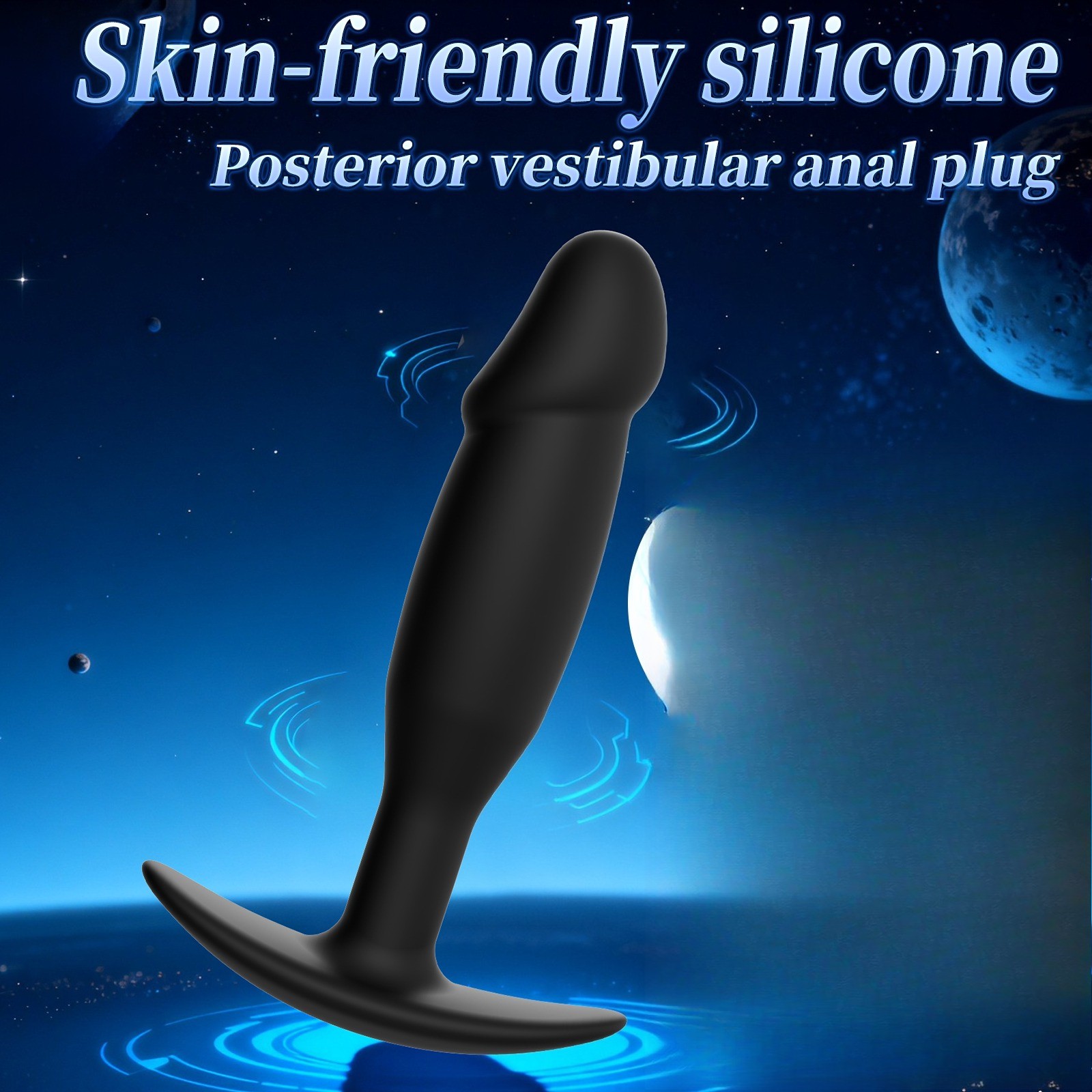 Anchor Base Silicone Plug Simulation P Role Play for Male Female 3-Sizes