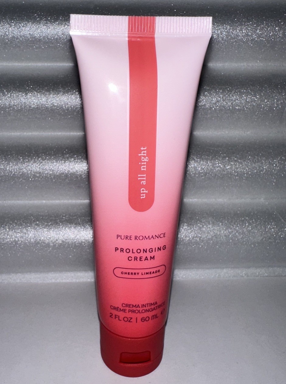 Pure Romance Up All Night Prolonging Cream- CHERRY Limeade +Free Gift 🎁!Rejects