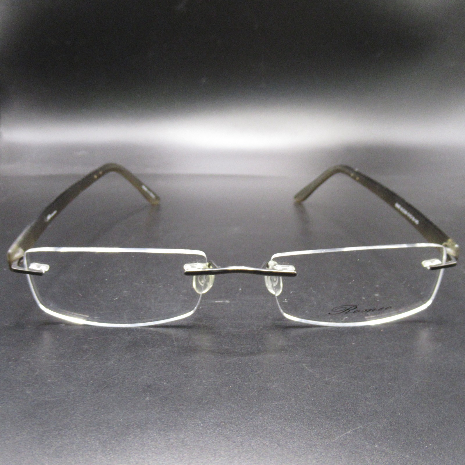 Romeo Rimless Eyeglass Frames 8006 M.GUN 51-18-145 Lightweight Gunmetal