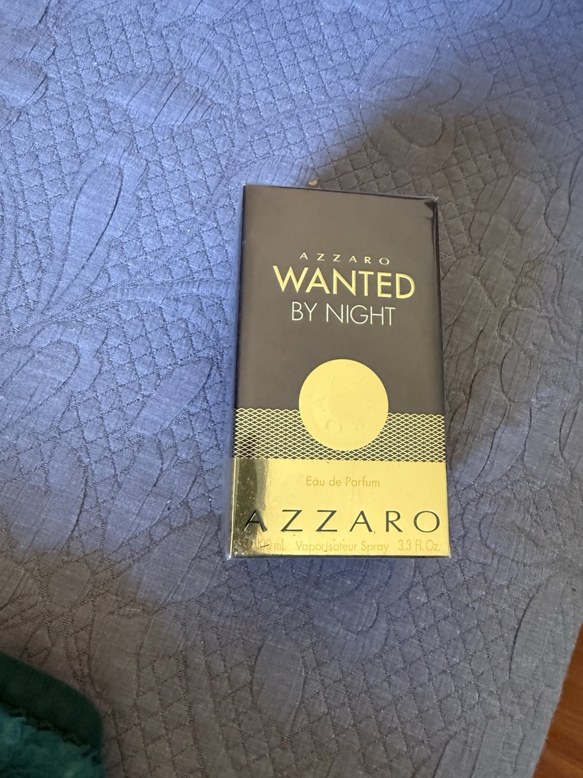 Azzaro COS-WBNMES34 3.4oz Wanted by Night Eau de Parfum for Men Spray