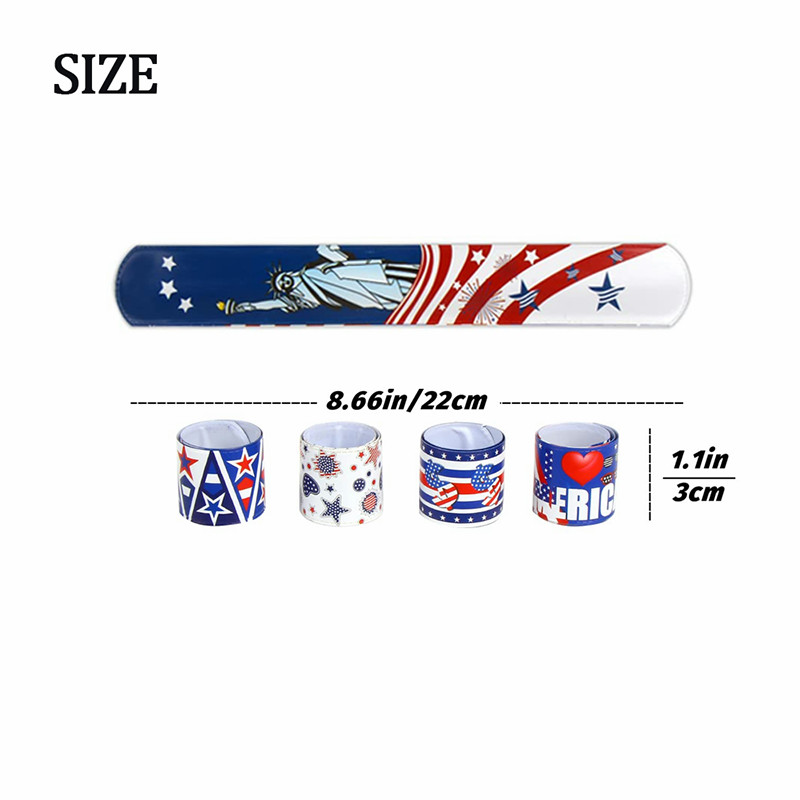 96PCS USA Flag Temporary Tattoos 8 Sheets Fourth of July Face Arm Stickers