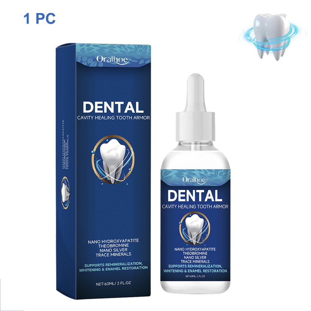 Dental Cavity Healing Tooth Armor Liquid,60ml Hydroxyapatite Tooth Repair Serum
