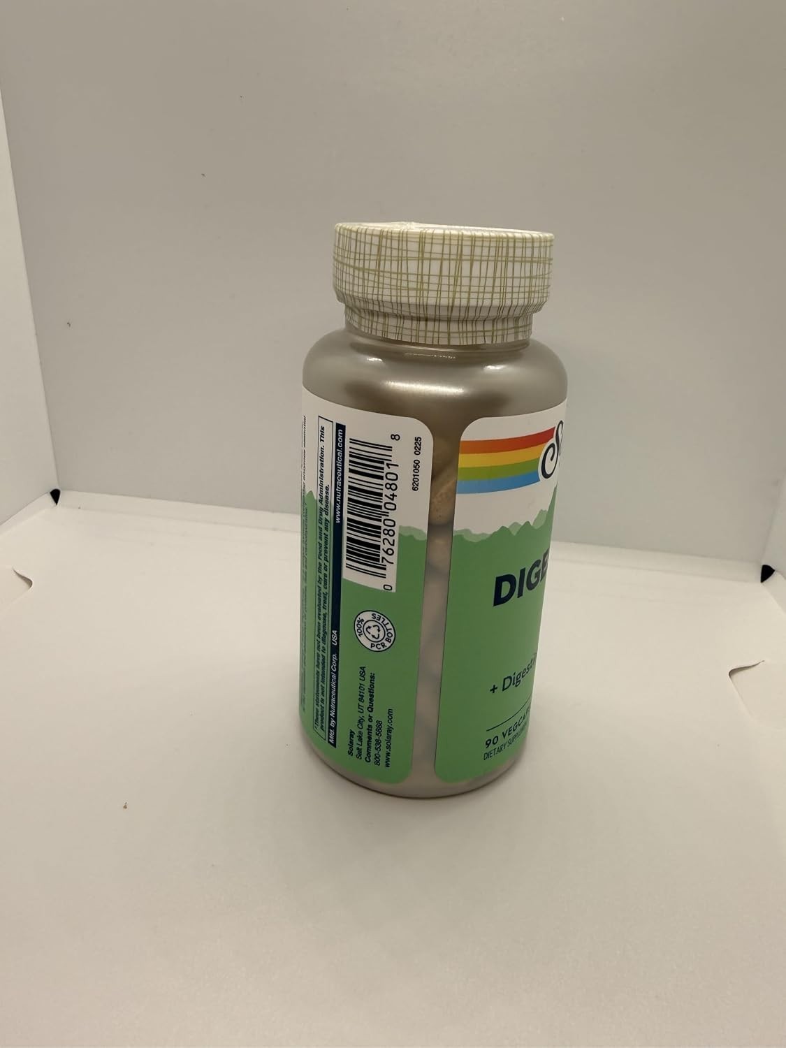 SOLARAY Super Digestaway Digestive – Papain, Ginger, Pepsin, Betaine HCl, Aloe V