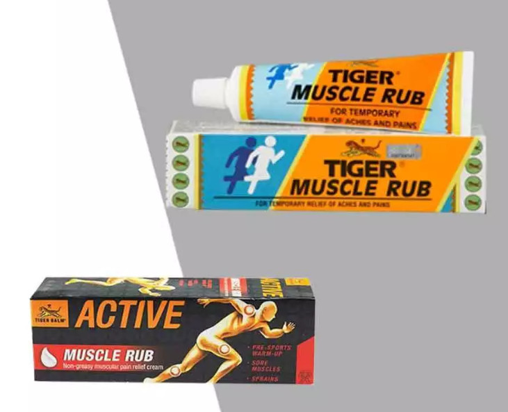 2 X Tiger Balm Active Muscle Rub 60g Non-Greasy Pain Relief Cream