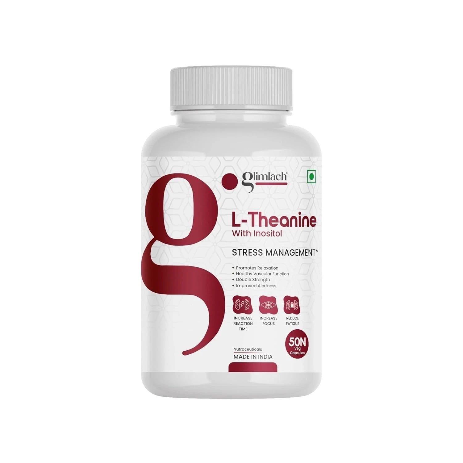 GLIMLACH L-Theanine 50 Capsules