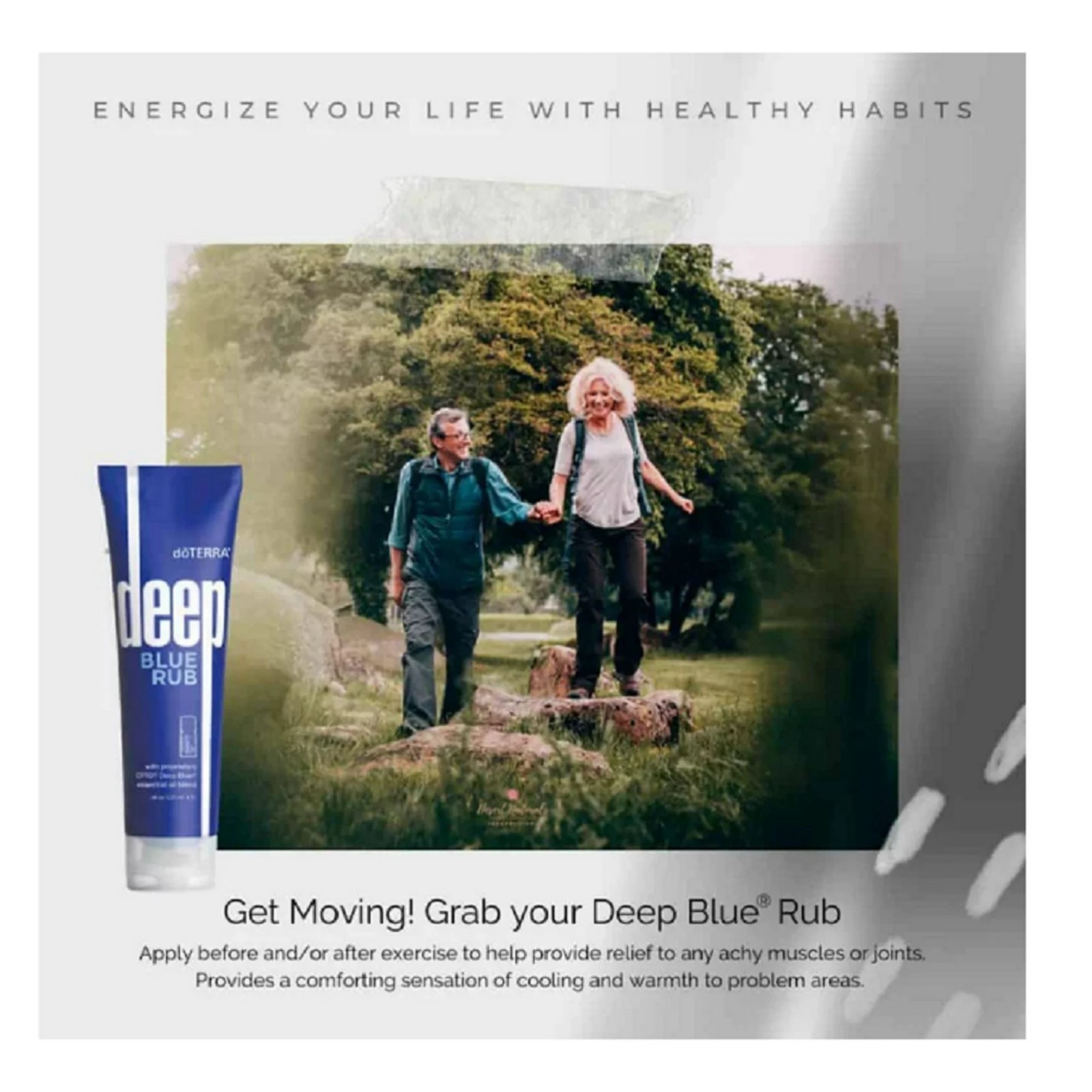 2 PACK Deep Blue Rub Cream Natural 4 Oz 120ml EXP 02/28 NEW SEALED