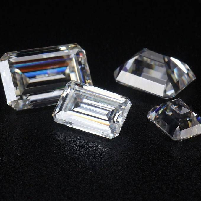 2 Ct Lab Grown Diamond Emerald Cut D Color VVS1 Clarity Certified Loose Diamond