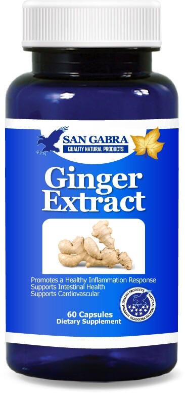 Ginger Extract, Reduce Nausea, Swelling, Used for Menstrual Cramps