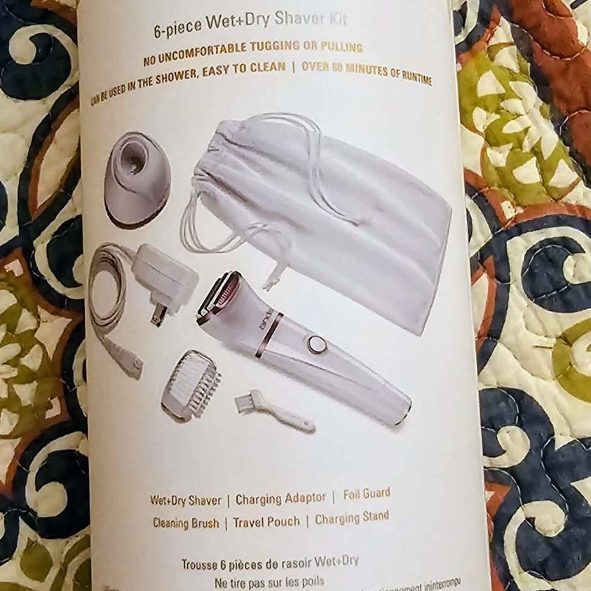 Andis 31015 Women’s 6-Piece Wet + Dry Shaver FACTORY SEALED