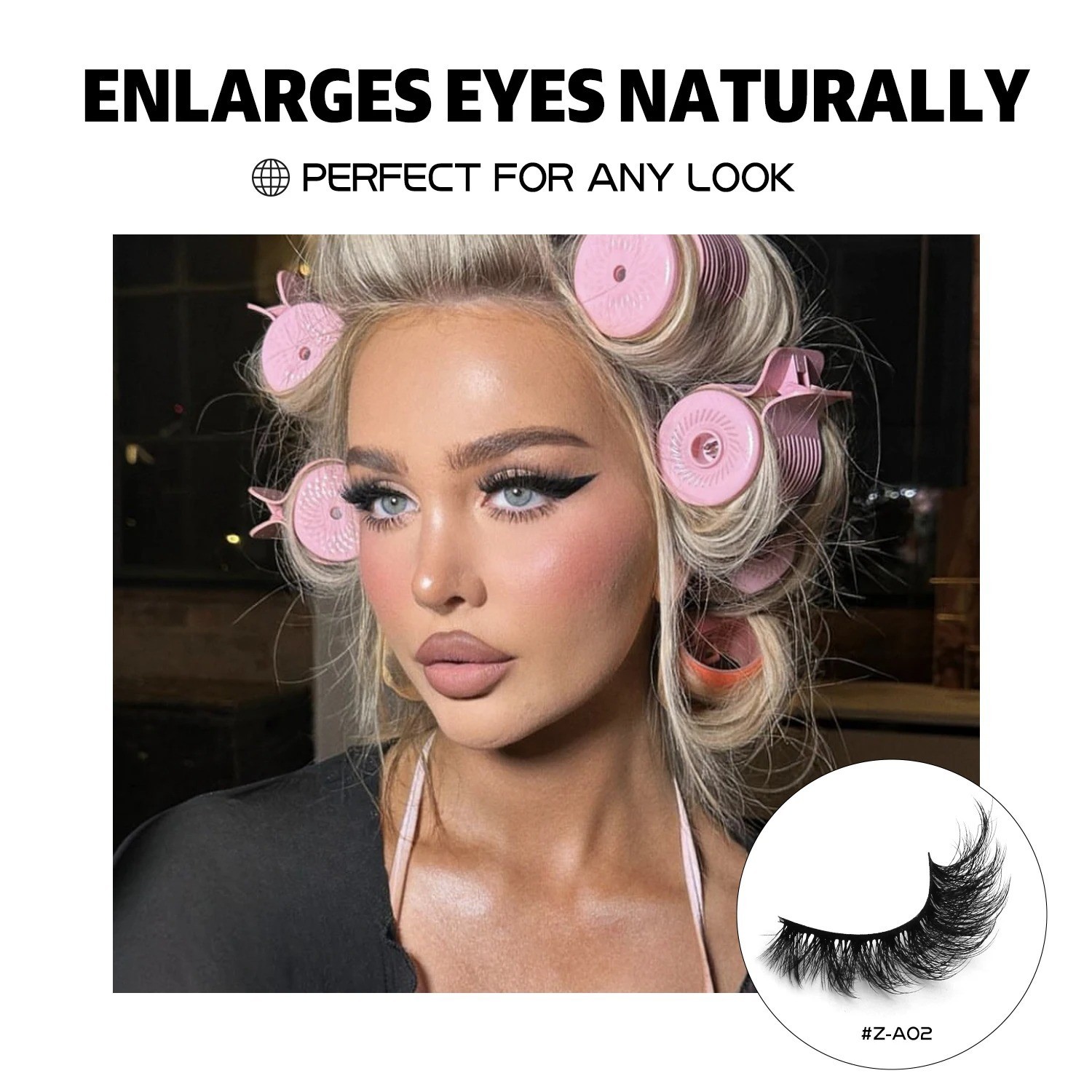 False Eyelashes 3D Mink Lashes Cat Eyelashes Fluffy Wispy Volume Lashes Makeup