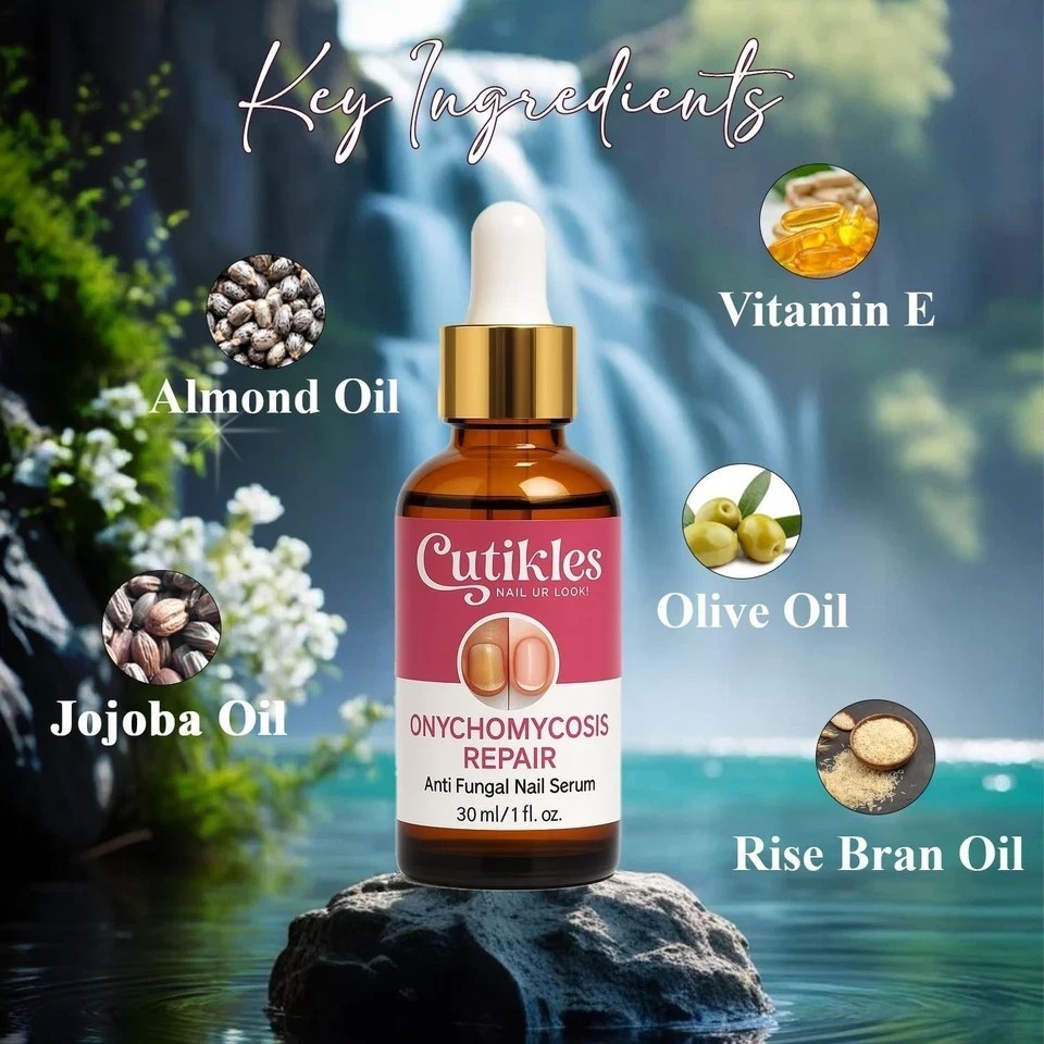 CUTIKLES Anti-Fungal Nail Repair Serum for Healthy Nails Nourishes Nails 30ml X2