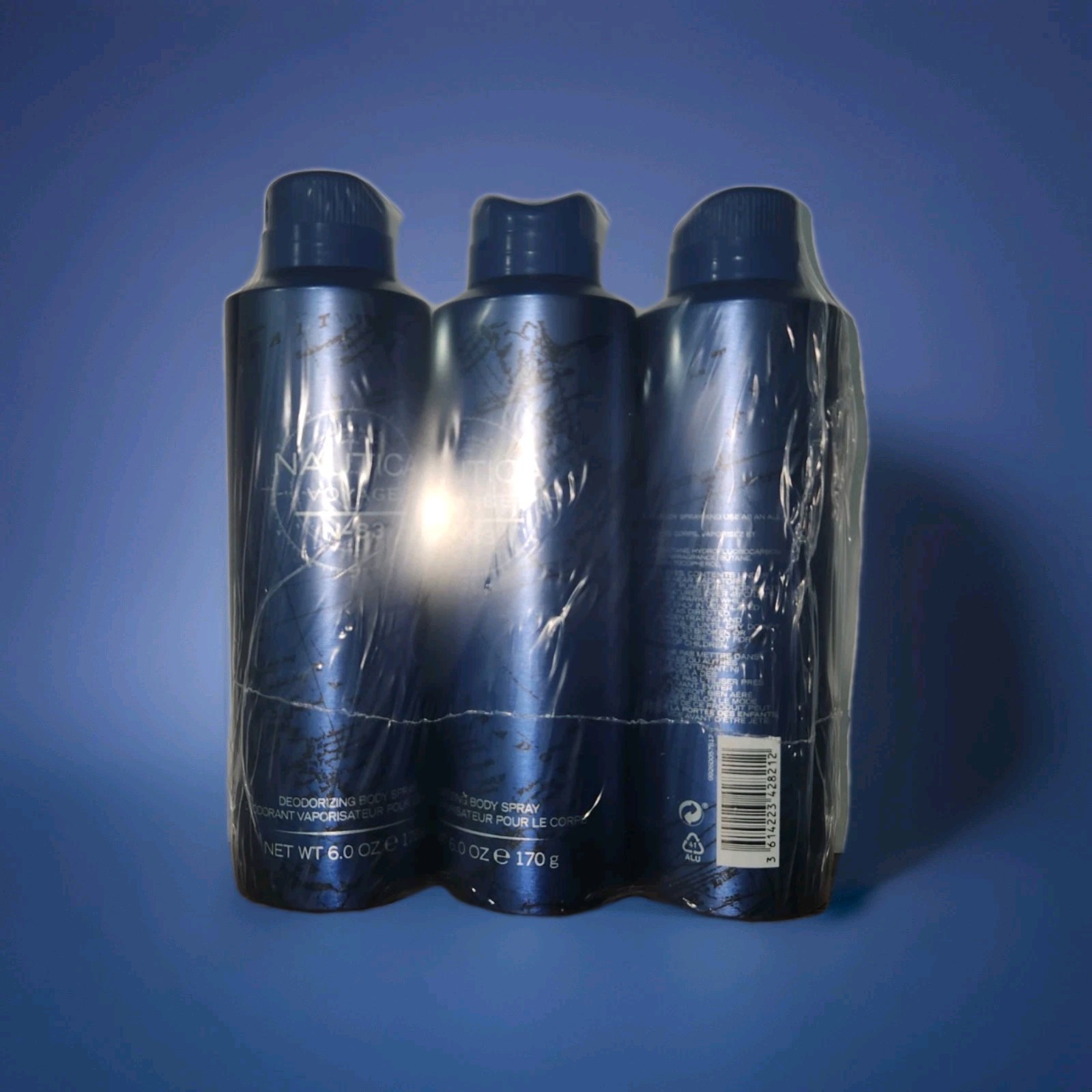 (3 Pack) Nautica Voyage N-83 Deodorant Body Spray 6oz Each – NEW & AUTHENTIC