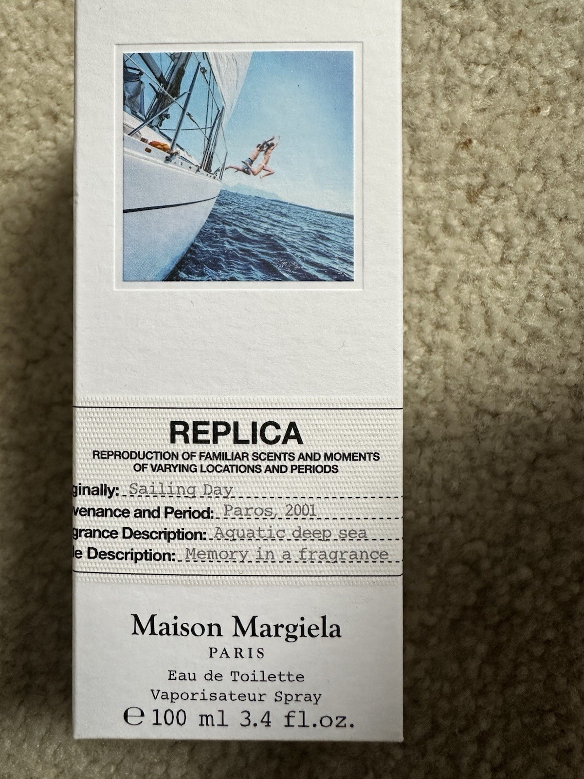 Maison Margiela Replica Sailing Day Eau de Toilette for Unisex, 3.4 Oz