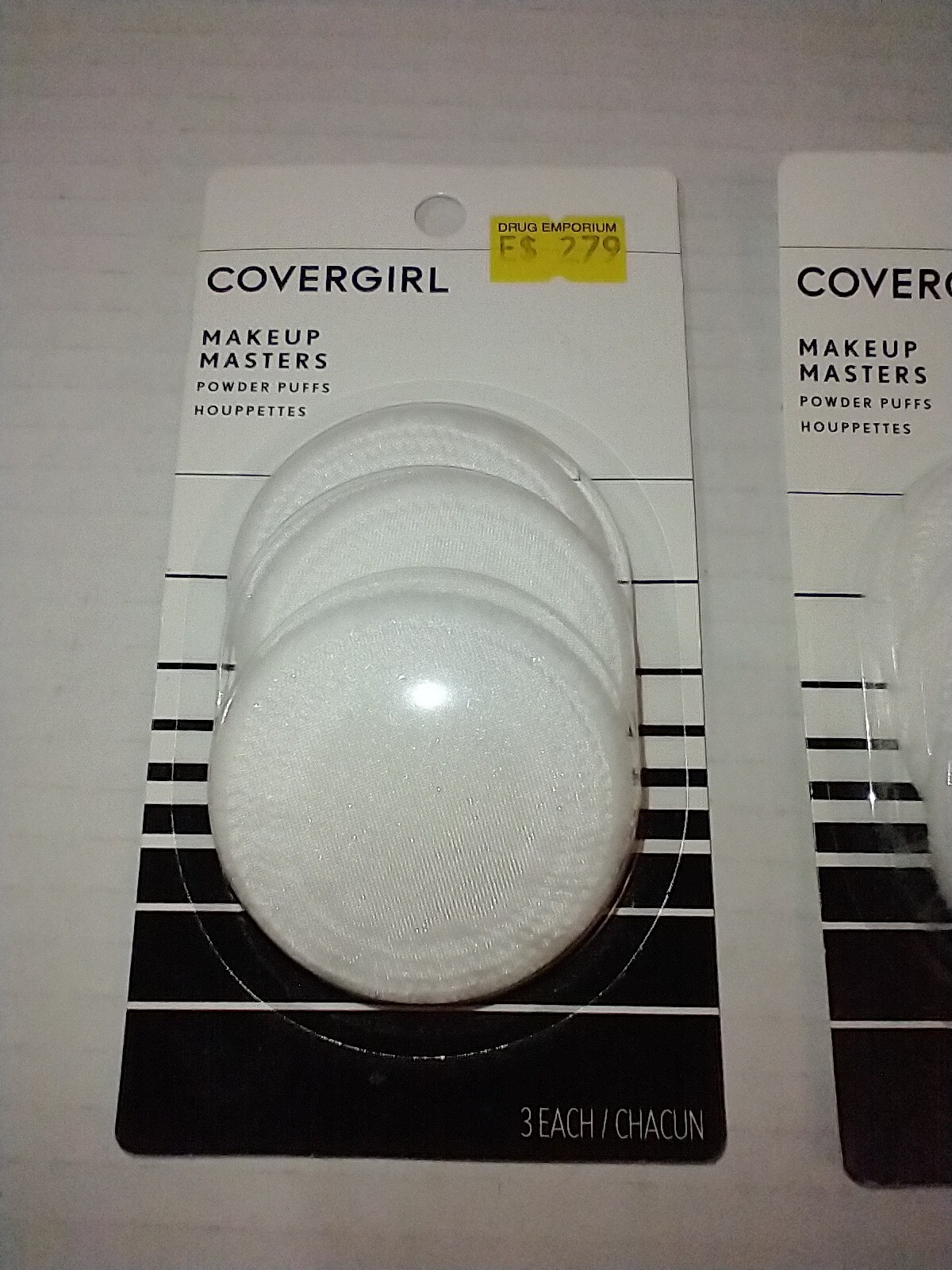Lot Of 6 CoverGirl Makeup Masters Powder Puffs, 3 Ct Each Pack BRAND NEW SEALED