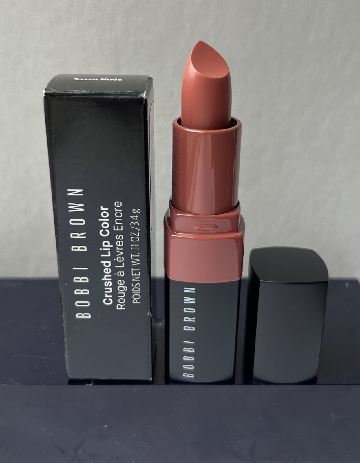Bobbi Brown Crushed Lip Color Lipstick – SAZAN NUDE 0.11 oz/ 3.4 g Full size NIB