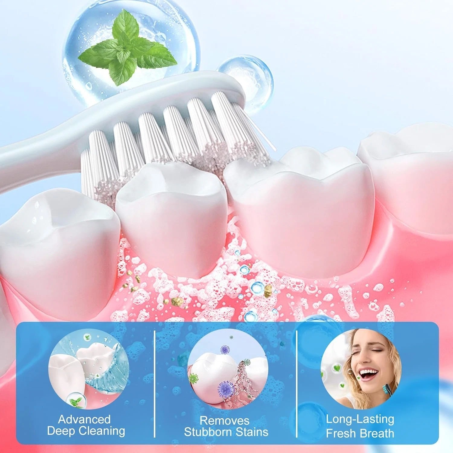 Teeth Whitening Powder Instant Stain Removal Bright White Smile Oral Care Formul