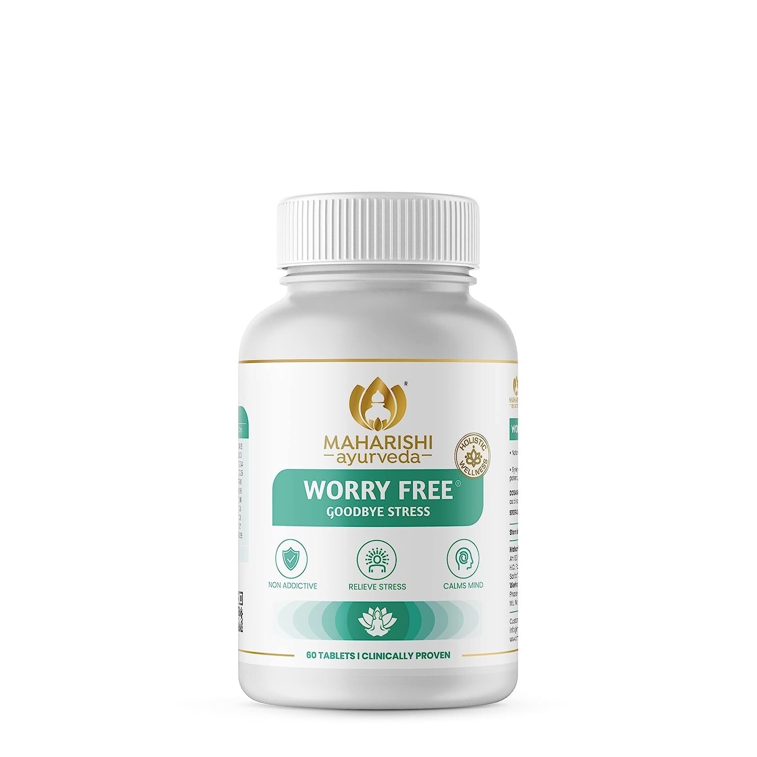 Worry Free Maharishi Ayurveda 60 Tabs With Long Expiry & Free Shipping