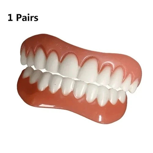 Share Smile Snap On False Teeth Upper Lower Dental Veneers Denture Tooth Cover S