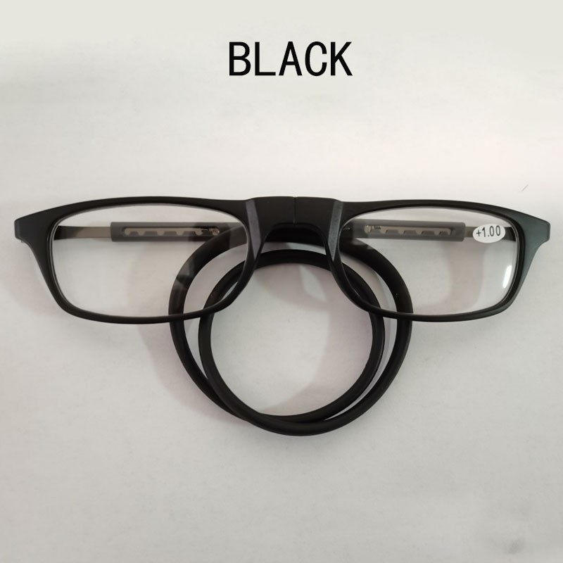 Portable Magnetic Neck-Hanging Reading Glasses 100 Degrees to 350 Degrees