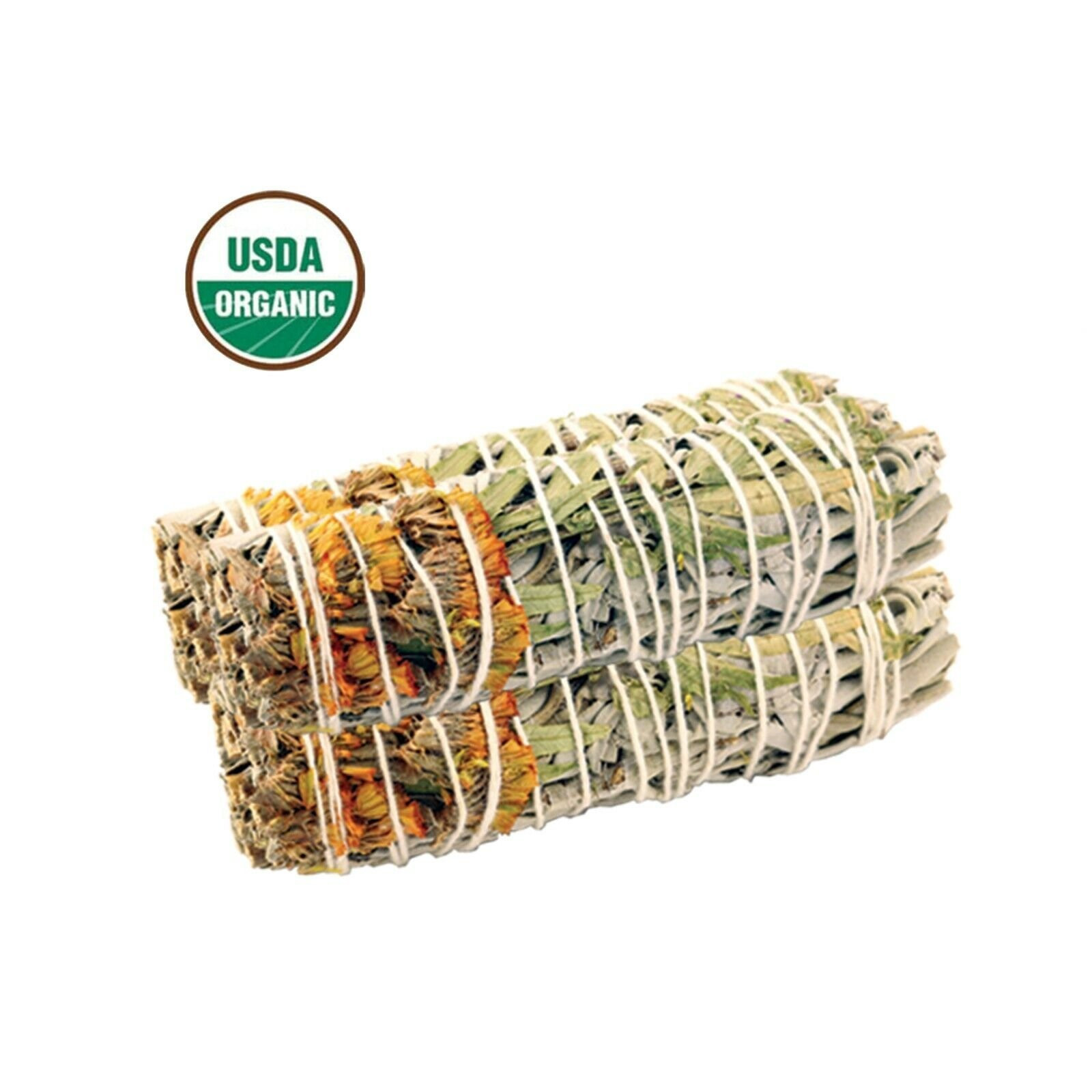 Positive Vibes White Sage Smudge Sticks – Home Energy Cleansing, 4″, 3 Pack