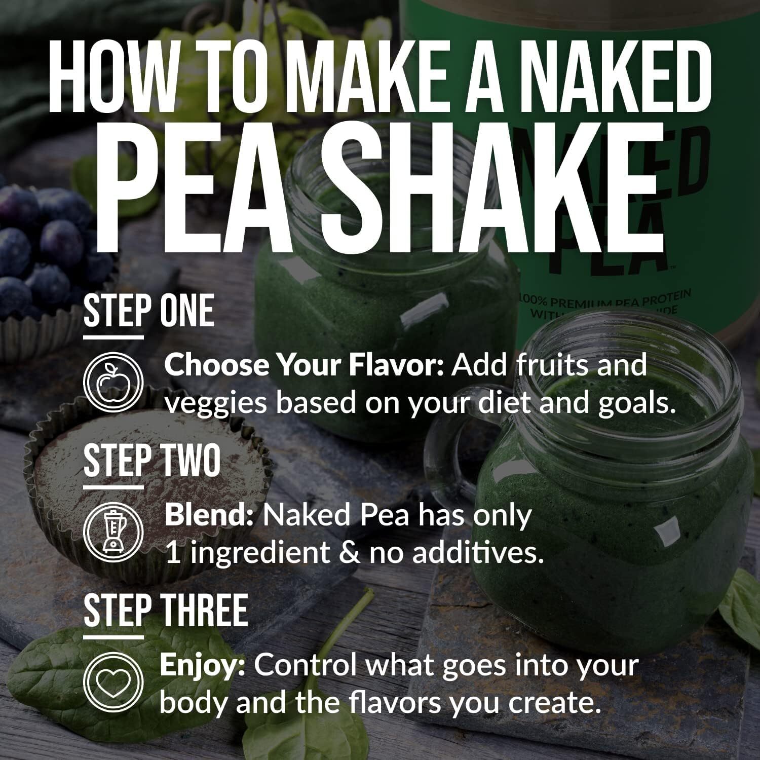 Nutrition Pea – Pea Protein Isolate – Plant Based, Vegetarian & Vegan Prot