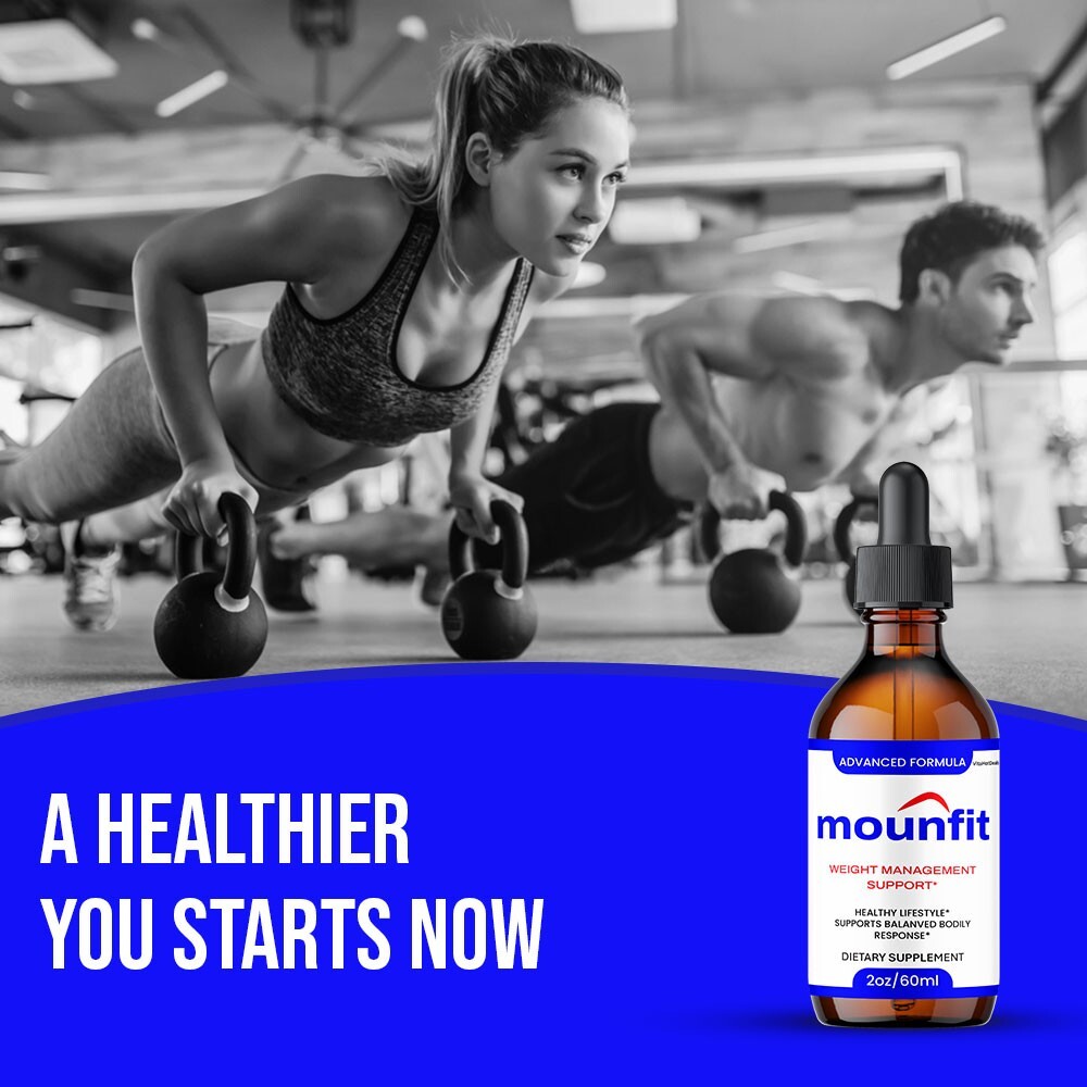 Mounfit Drops Liquid Supplement, Max Strength, Moun fit Drops (3 Pack)