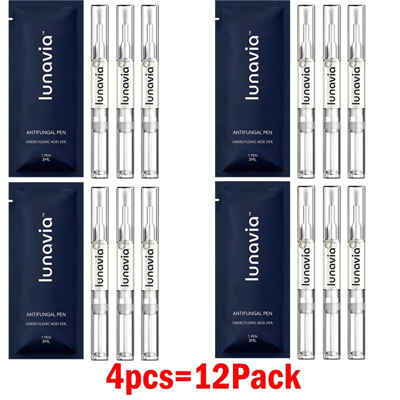 15/6/3PCS Lunavia Antifungal Pen 25% Undecylenic Acid – Toenail Fungus Treatment
