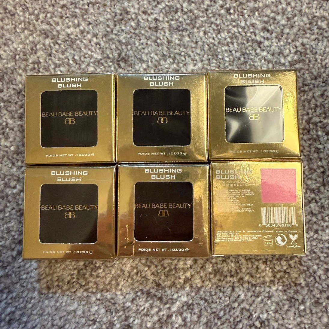 Beau Babe Beauty Blushing Blush, set of 6, $150 retail value