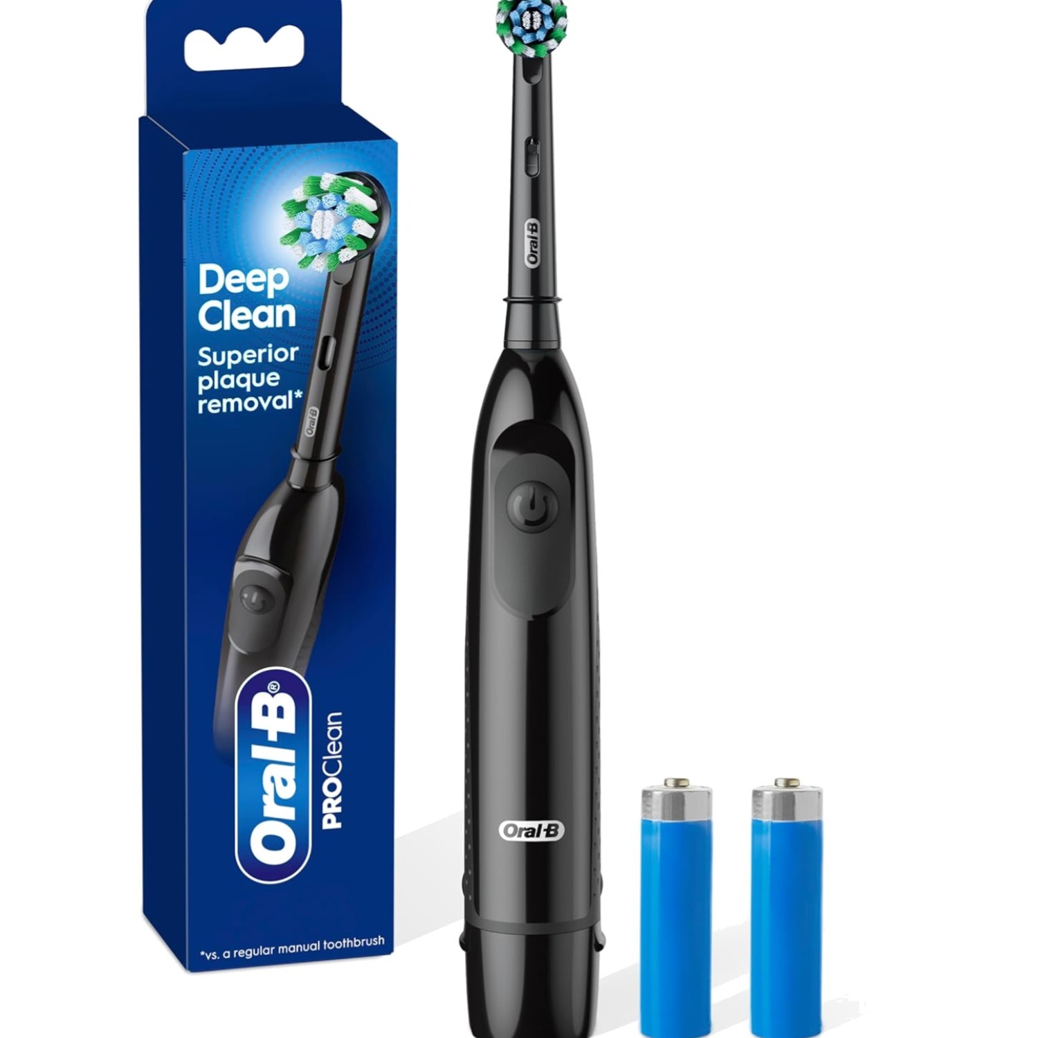 Oral-B Pro 100 Rechargeable Electric Toothbrush Black – 3 Cleaning Modes – NEW