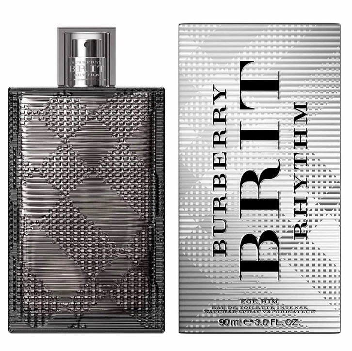 Burberry Brit Rhythm Intense for Him 3 / 3.0 oz / 90 ml EDT Spray Men SEALED