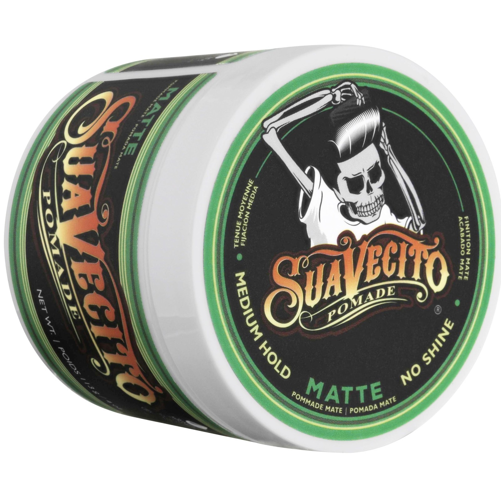 Matte Hair Pomade for Men – Medium Hold, No Shine, 4 oz – Natural Texture Stylin