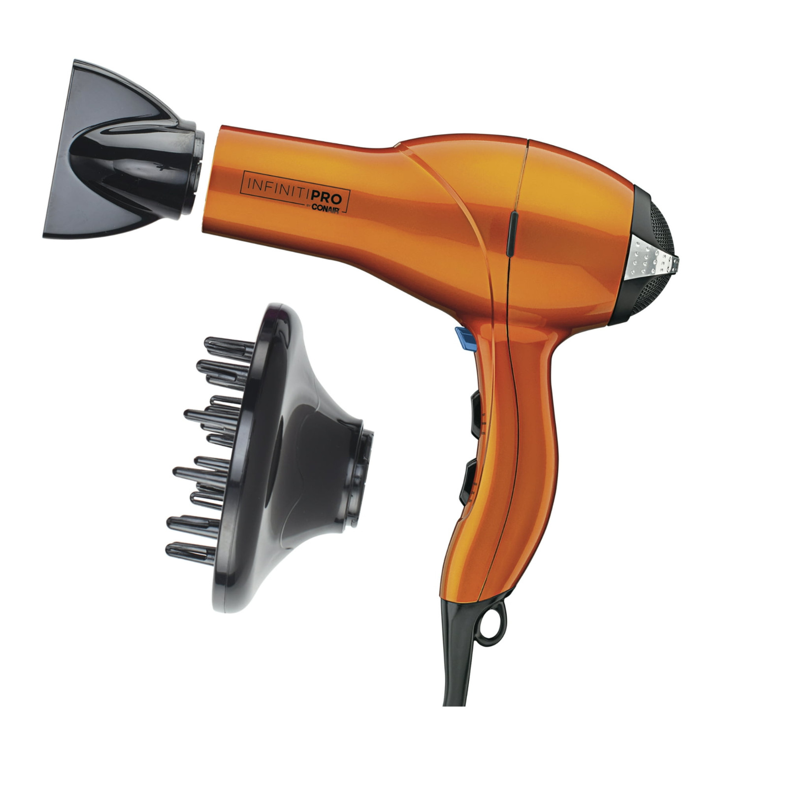 InfinitiPro by Conair 1875W Quick Styling Salon Hair Dryer with Attachments