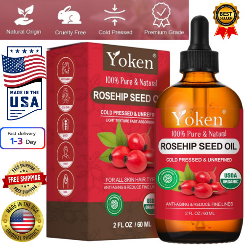 Aceite De Rosa Mosqueta 100% Puro Natural Orgánico Piel Seca Arrugas Cicatrices