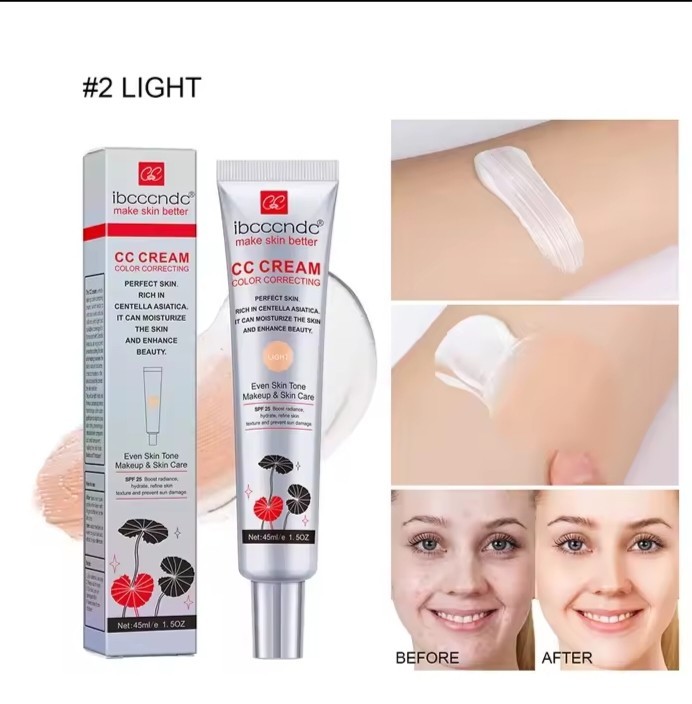 IBCCCNDC Color Correcting CC Cream Moisturizing Foundation 40ml Free Shipping US