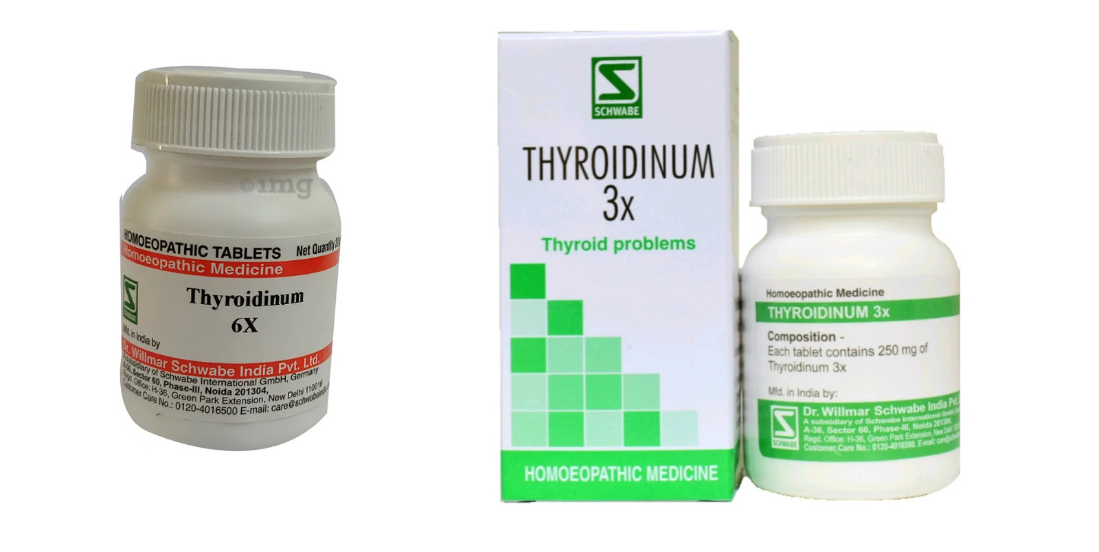 Willmar Schwabe India THYROIDINUM (20gm Tablets)