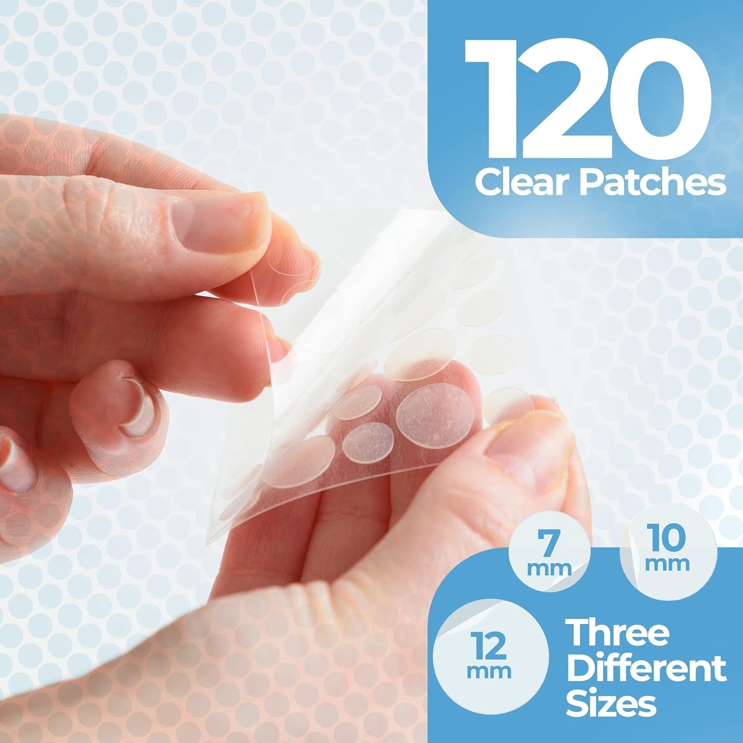 120 Pack Hydrocolloid Pimple Patches with Tea Tree Oil – Discreet Blemish Care