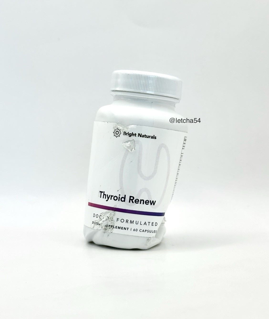 Bright Naturals Thyroid Renew (60 Capsules) Adrenal Support *Dented SEE