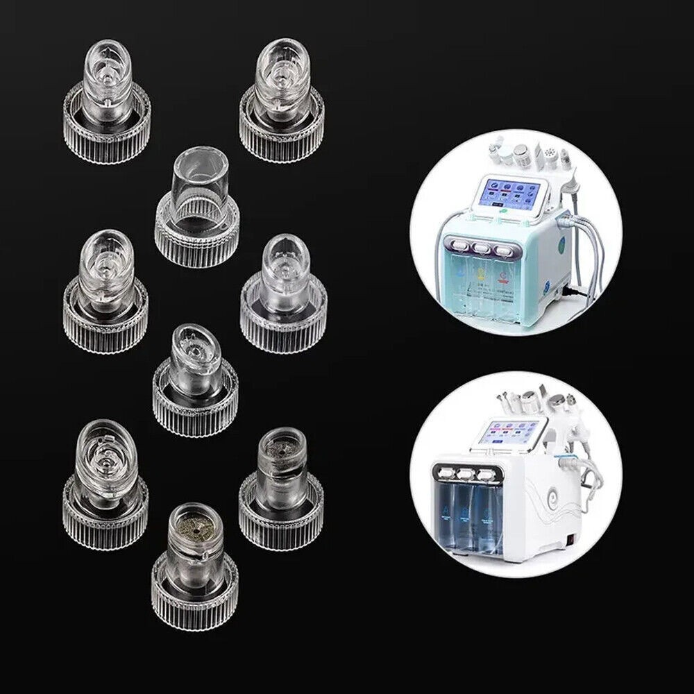 9 Pcs Replacement Accessory Plastic Cartridge Heads For Beauty Machine Salon Use