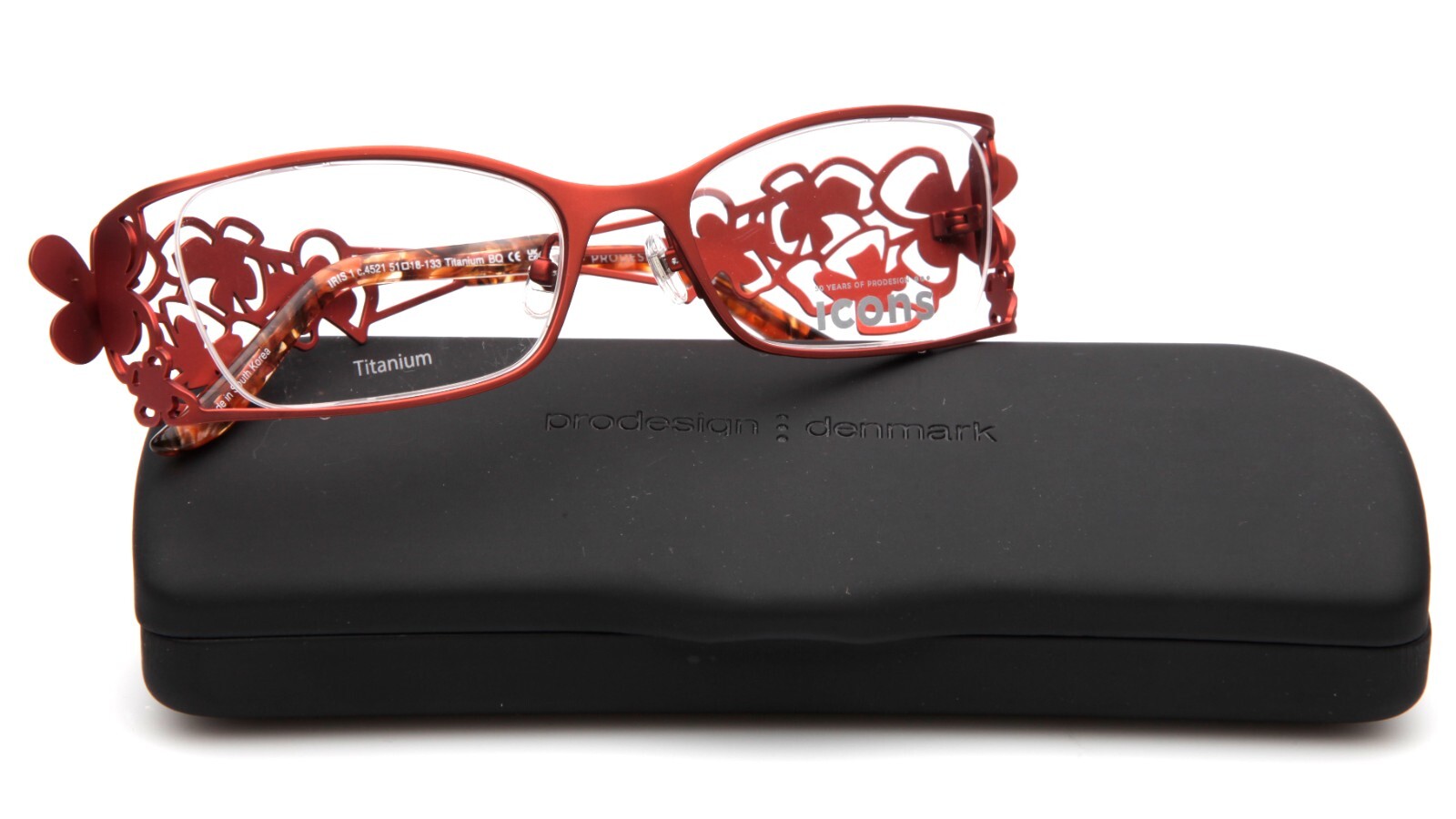 NEW PRODESIGN DENMARK IRIS 1 c.4521 Orange Medium Matt EYEGLASSES 51-18-133mm