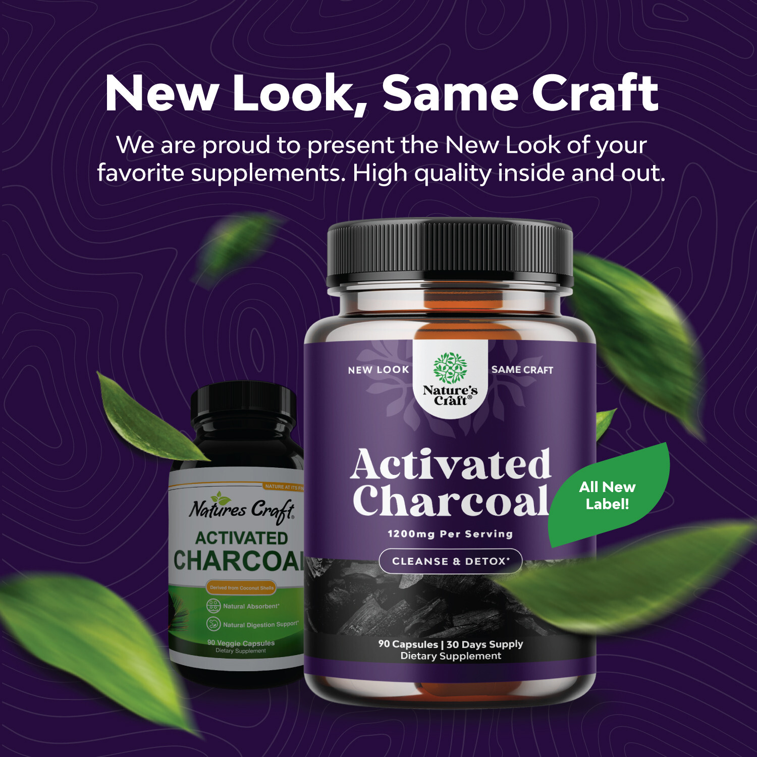 Cleanse and Detox Activated Charcoal Capsules – Purifying Detox Pills