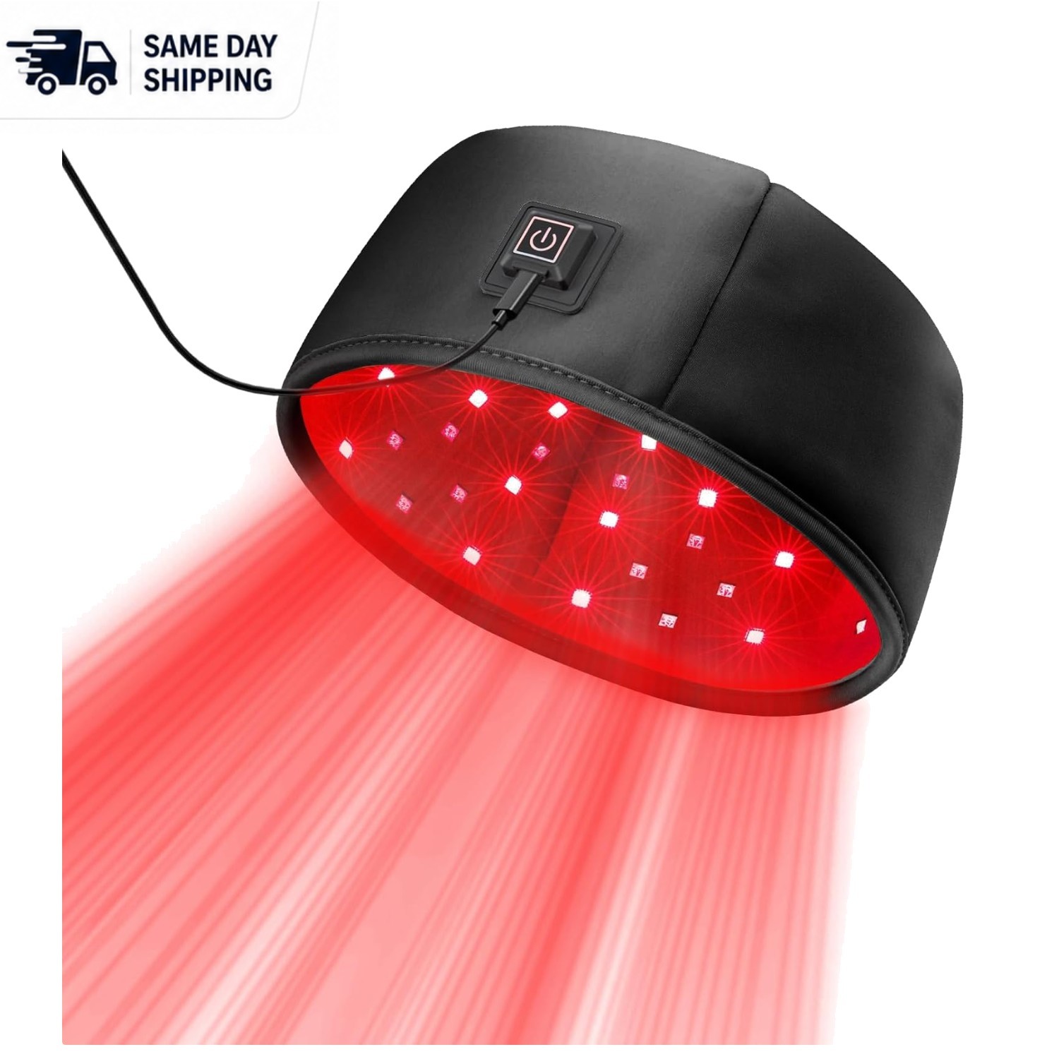 Cleared Laser Hair Growth Cap with 650nm Red Light Therapy for Men & Women